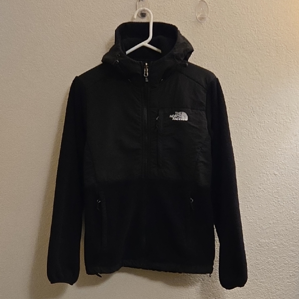 The North Face Denali Fleece Performance Jacket with Hood - Black - Small